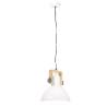 Industrial Hanging Lamp 25W White Round 30cm E27