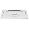 Lids for GN 12 Pan - 2 Pcs Stainless Steel | Hipomarket UK