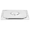 Lids for GN 12 Pan - 2 Pcs Stainless Steel | Hipomarket UK