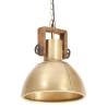 Industrial Hanging Lamp 25W Brass Round 30cm E27 - HipoMarket