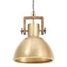 Industrial Hanging Lamp 25W Brass Round 30cm E27 - HipoMarket