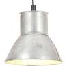 Hanging Lamp 25 W Silver Round 17 cm E27 | HipoMarket