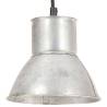 Hanging Lamp 25 W Silver Round 17 cm E27 | HipoMarket