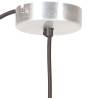 Hanging Lamp 25 W Silver Round 17 cm E27 | HipoMarket