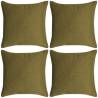  Cushion Covers 4 pcs Linen-look Green 80x80 cm Colour green Size 80 x 80 cm Quantity in Package 4 