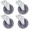  Bolt Hole Swivel Casters 4 pcs 75 mm Quantity in Package 4 