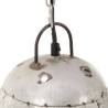 Industrial Hanging Lamp 25W Silver Round 32 cm E27 | HipoMarket