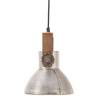 Industrial Hanging Lamp 25W Silver Round 19cm E27 | HipoMarket