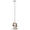 Industrial Hanging Lamp 25W Silver Round 19cm E27 | HipoMarket