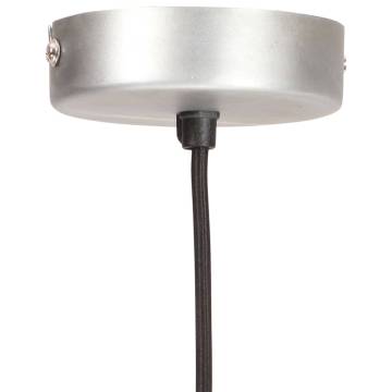 Industrial Hanging Lamp 25W Silver Round 19cm E27 | HipoMarket