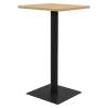  Bistro Table Oak Colour 70x70x107 cm Colour oak colour and black Size 70 x 70 x 107 cm table Quantity in Package 1 