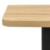 Elegant Oak Bistro Table 70x70x107 cm for Dining & Café