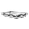  Gastronorm Containers 4 pcs GN 11 40 mm Stainless Steel Size 530 x 325 x 40 mm 