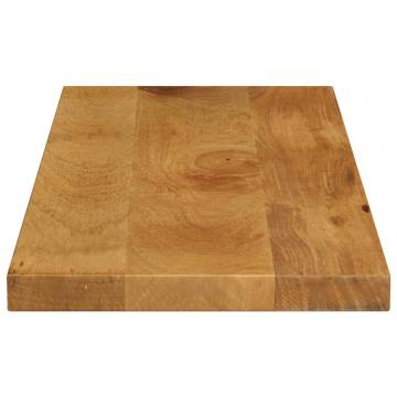 Table Top 80x20x2.5 cm Solid Mango Wood - Rustic Charm