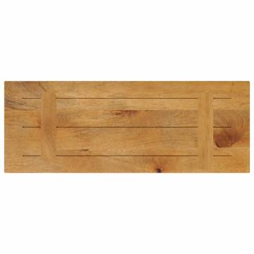 Table Top 80x20x2.5 cm Solid Mango Wood - Rustic Charm