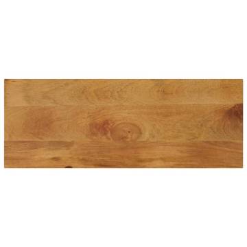 Rectangular Solid Mango Wood Table Top - 80x20 cm | Hipomarket