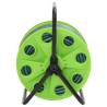 Free Standing Green Hose Reel & Fitting Set - 20m PVC