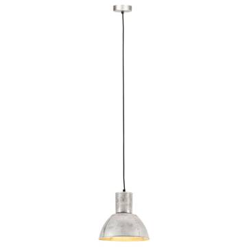 Hanging Lamp 25W Silver Round - Stylish Home Lighting