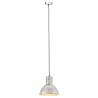 Hanging Lamp 25W Silver Round - Stylish Home Lighting