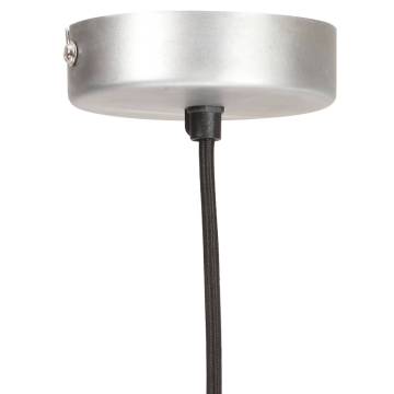 Hanging Lamp 25W Silver Round - Stylish Home Lighting