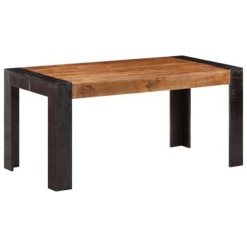 Dining Table 160x80x76 cm - Solid Mango Wood | Hipo Market