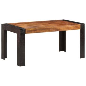 Dining Table 160x80x76 cm - Solid Mango Wood | Hipo Market