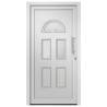 Elegant White Front Door 110x210 cm - Secure & Stylish