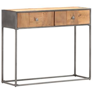 Solid Reclaimed Wood Console Table | Unique Vintage Style
