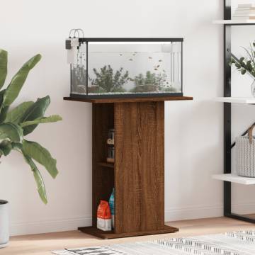 Aquarium Stand Brown Oak - Elegant Support for Your Fish Tank