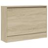 Shoe Cabinet Sonoma Oak 80x21x57 cm - Space-Saving Design