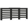 Radiator Cover Black - Stylish Engineered Wood Cabinet