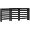 Radiator Cover Black - Stylish Engineered Wood Cabinet