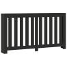 Stylish Black Radiator Cover 149x20x82 cm | HipoMarket