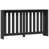 Stylish Black Radiator Cover 149x20x82 cm | HipoMarket