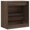 Shoe Cabinet Brown Oak 60x34x63.5 cm - Space Saving Design