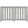 Radiator Cover Concrete Grey | Modern Engineered Wood 149x20x82 cm