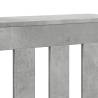 Radiator Cover Concrete Grey | Modern Engineered Wood 149x20x82 cm