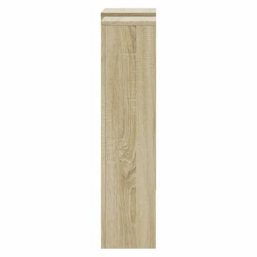 Sonoma Oak Radiator Cover - Modern Engineered Wood | HipoMarket