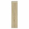 Sonoma Oak Radiator Cover - Modern Engineered Wood | HipoMarket