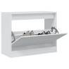 Shoe Cabinet White 80x34x63 cm Engineered Wood Colour white Size 80 x 34 x 63 cm Quantity in Package 1 Number of 