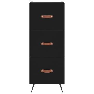 Stylish Highboard Black 34.5x34x180 cm | Hipomarket UK