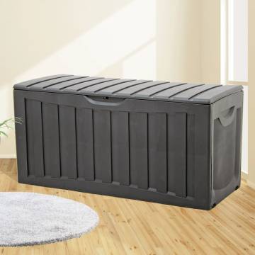 Storage Box Black 118x53x57 cm - Durable & Organised