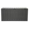 Storage Box Black 118x53x57 cm - Durable & Organised