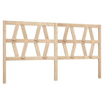 Solid Wood Pine Bed Headboard - 186x4x100 cm | Hipomarket