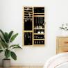 Mirror Jewellery Cabinet with LED Lights - Hipomarket UK