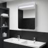  LED Bathroom Mirror Cabinet 60x11x80 cm Colour white and silver Quantity in Package 1 