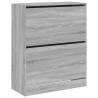 Shoe Cabinet Grey Sonoma - Stylish Storage Solution