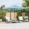  Garden Parasol with Steel Pole Blue 290x290x238 cm Colour blue Size 290 x 290 x 238 cm Quantity in Package 1 