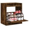 Shoe Cabinet Smoked Oak 60x42x69 cm Engineered Wood Colour smoked oak Size 60 x 42 x 69 cm Quantity in Package 1 Number of 