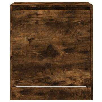 Shoe Cabinet Smoked Oak 60x42x69 cm | Organised Storage